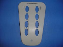 Hot Spring Spa Part - Dual Moto-Massage Faceplate Cool Grey